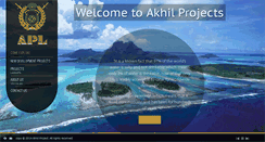 Desktop Screenshot of akhilprojects.com