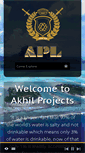 Mobile Screenshot of akhilprojects.com