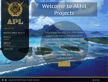 Tablet Screenshot of akhilprojects.com